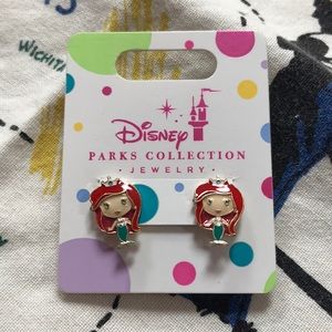 DISNEY 🐚 Ariel The Little Mermaid stud earrings, Parks Collection Jewelry